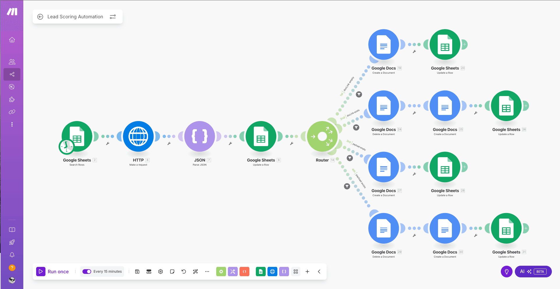 Lead Scoring Automation — AI Automation screenshot 2